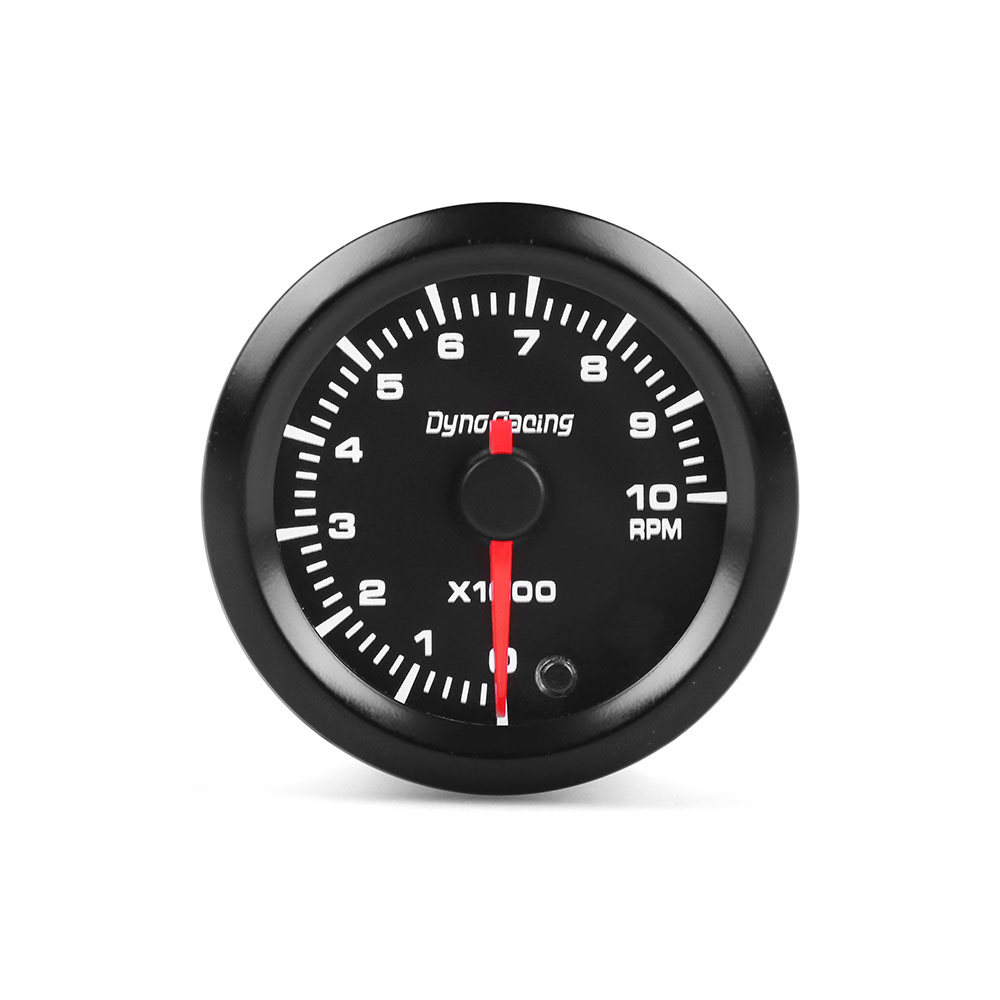 52MM 0-10000 دورة في الدقيقة سيارة مقياس سرعة الدوران مؤشر LED RPM السيارات مقاييس السيارات متر