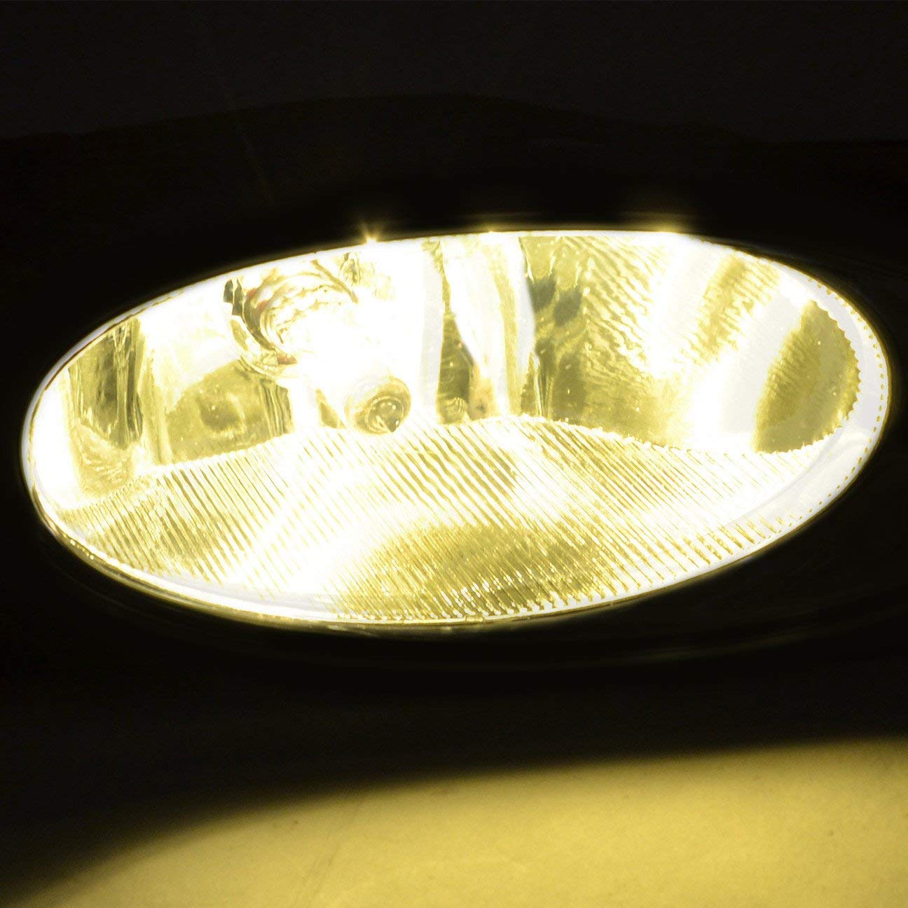 طقم مصابيح مصابيح القيادة الصفراء لهوندا سيفيك 2012